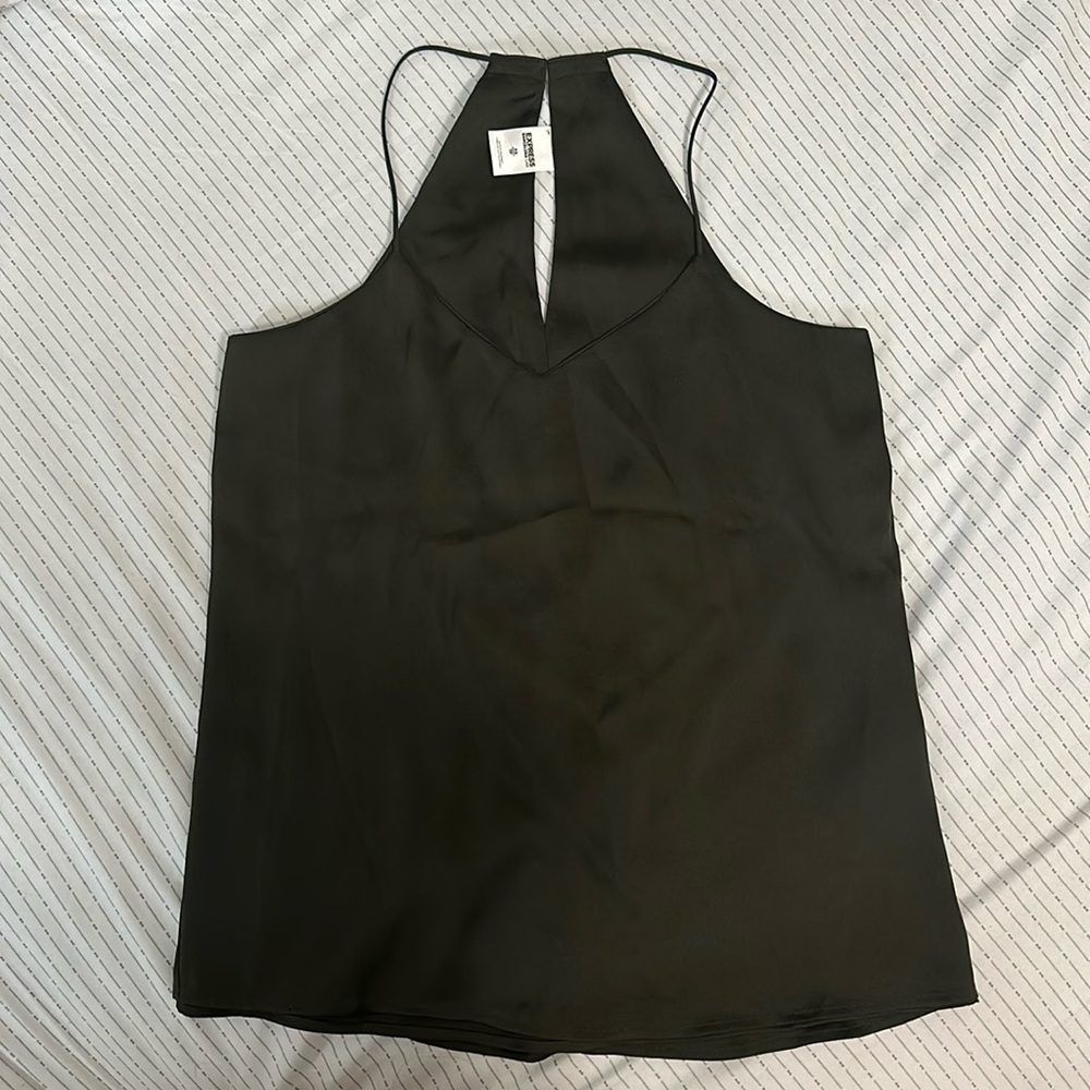 Olive green top